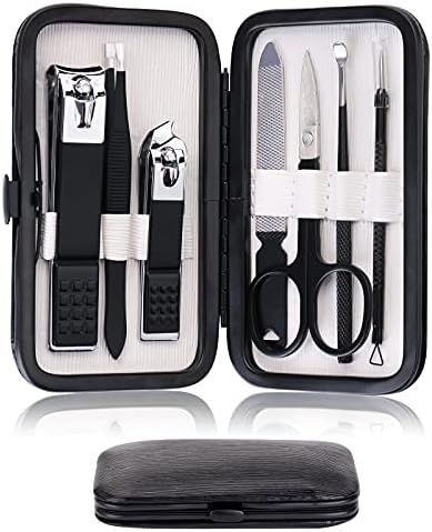 Manicure Set Professional Grooming Kits, Clippers Pedicure Kit 8pcs Pedicure Set Tools with Aceoce L | Amazon (US)