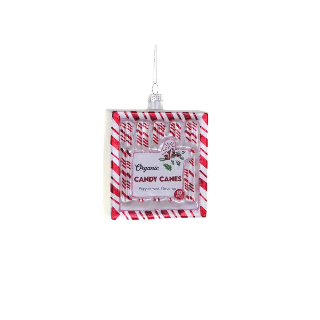 Organic Candy Canes Ornament | Pink Antlers