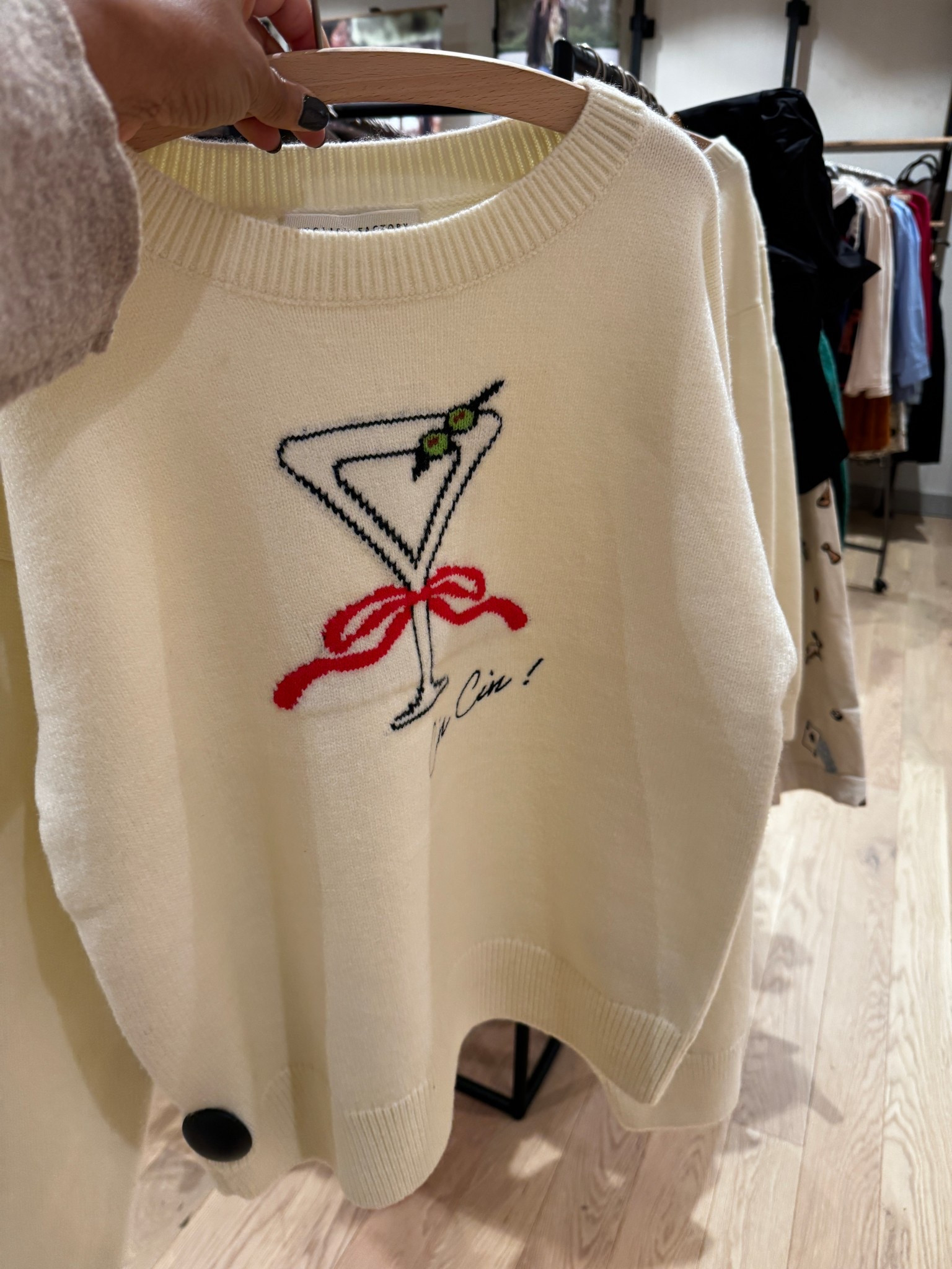 Holiday toast, but make it cozy!

Obsessed with this Cin Cin sweater from Anthropologie. The perfect mix of festive and stylish for holiday brunch, gift shopping, or a night in with a martini 
#anthropologie # holidaystyle #holidaysweater 

#LTKHoliday #LTKSeasonal #LTKGiftGuide