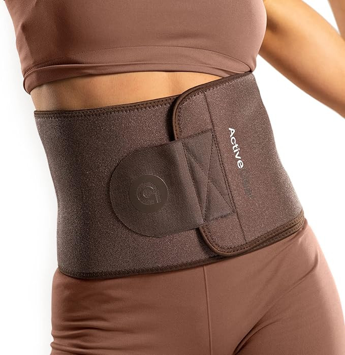 ActiveGear Premium Waist Trimmer & Trainer Belt for Men and Women - Sweat-Enhancing Slimming Wrap... | Amazon (US)