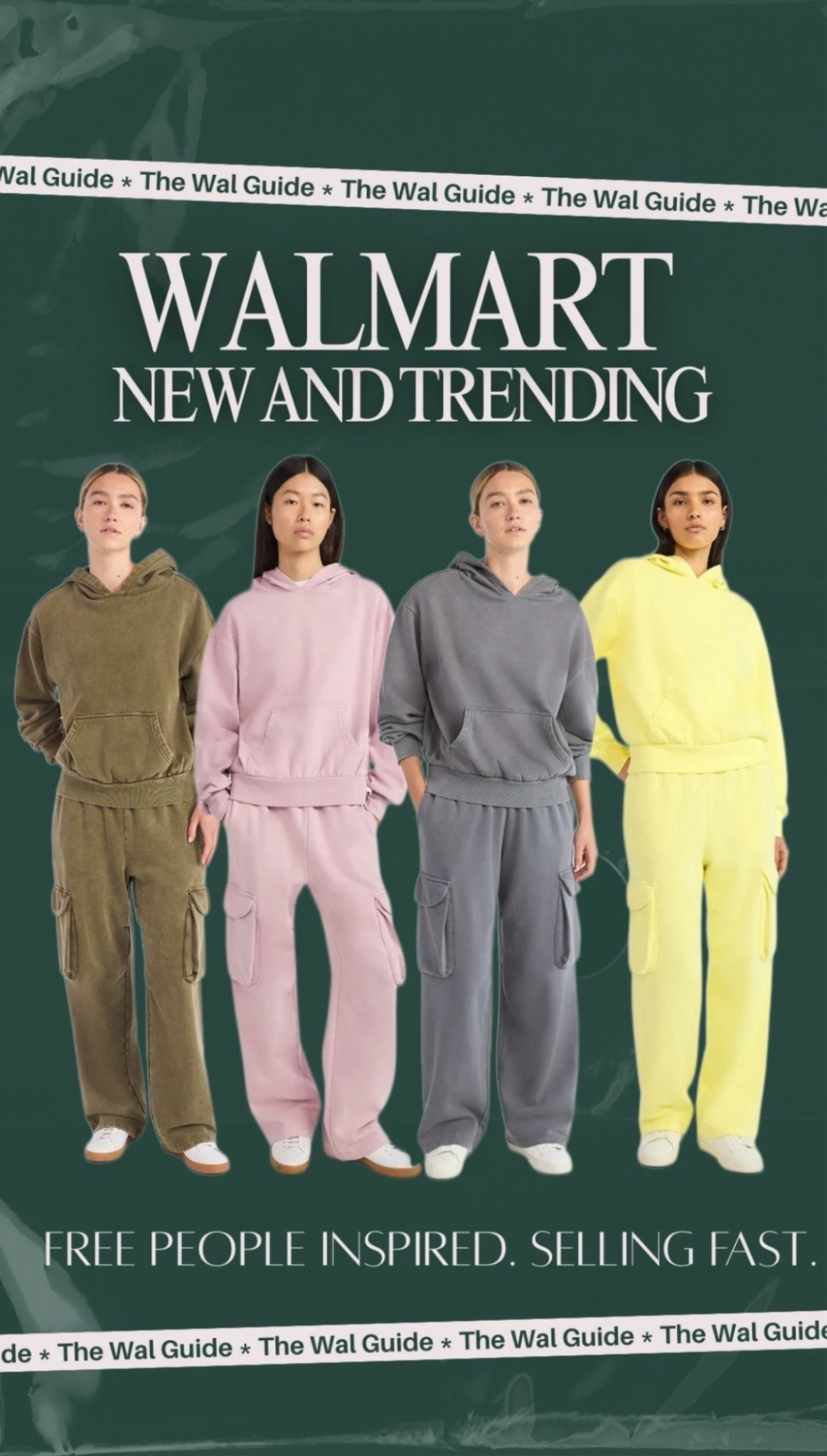 New + trending at Walmart 🤎✨
These cozy washed sets are giving major Free People inspired vibes — soft, oversized, and already selling FAST. Perfect for school drop-off, errands, travel days, or lounging at home. Comes in the prettiest colors for spring!

Sizing: relaxed fit — if between, size down for a closer fit or up for extra slouchy.