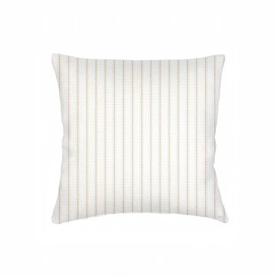 Beige French Stripe Linen Euro Pillow 26x26 Down | Target