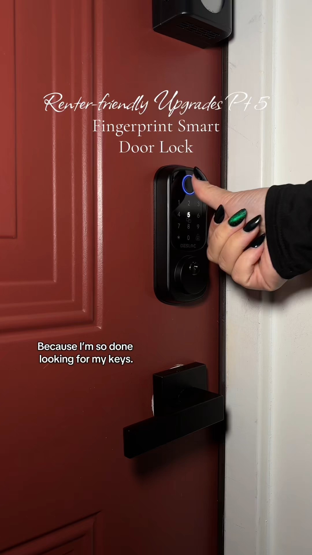 I’m so done losing my keys as an ADHD girl and constantly misplacing things and I’m looking out for my future self plus saving lots of time which is my most valuable asset. This lock was easy to install and you can access your home five different ways! PIN code, key fobs, fingerprint, actual key, or using the app (gateway required). 

#LTKHome #LTKCyberWeek #LTKFindsUnder100