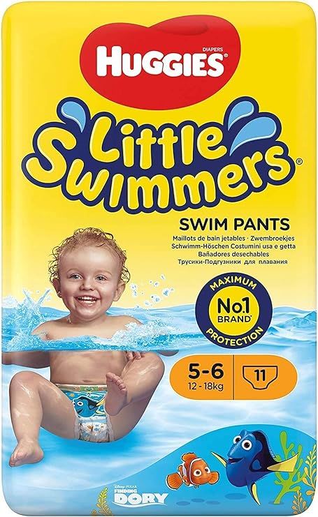 Huggies Little Swimmers Disposable Swim Diapers (Medium) | Amazon (US)