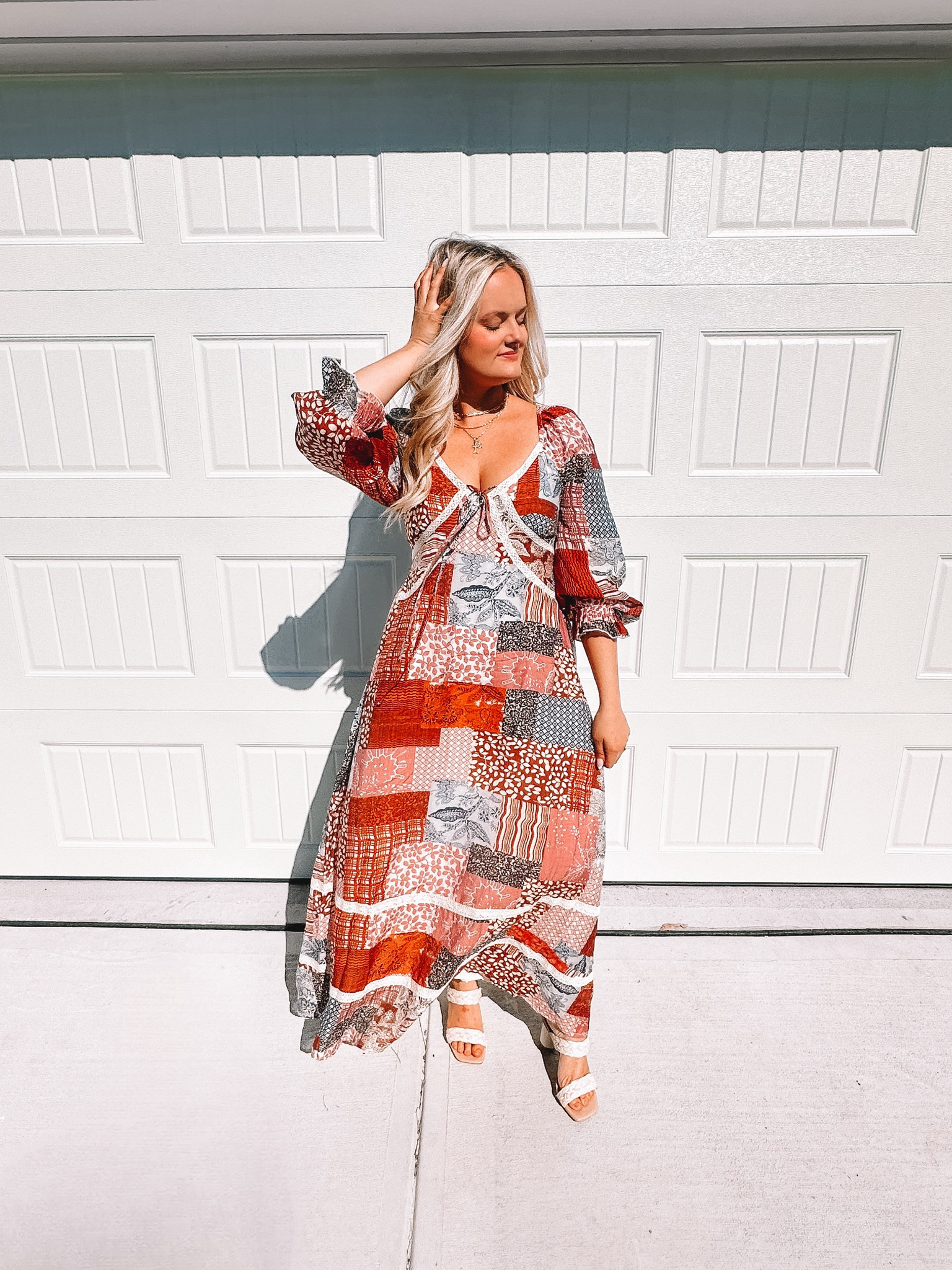 The prettiest fall dress for pictures! #maxidress #falldress #dress #patterndress #fall #dress #dresses #ootd #momootd #momdresss

#LTKSeasonal #LTKFindsUnder100