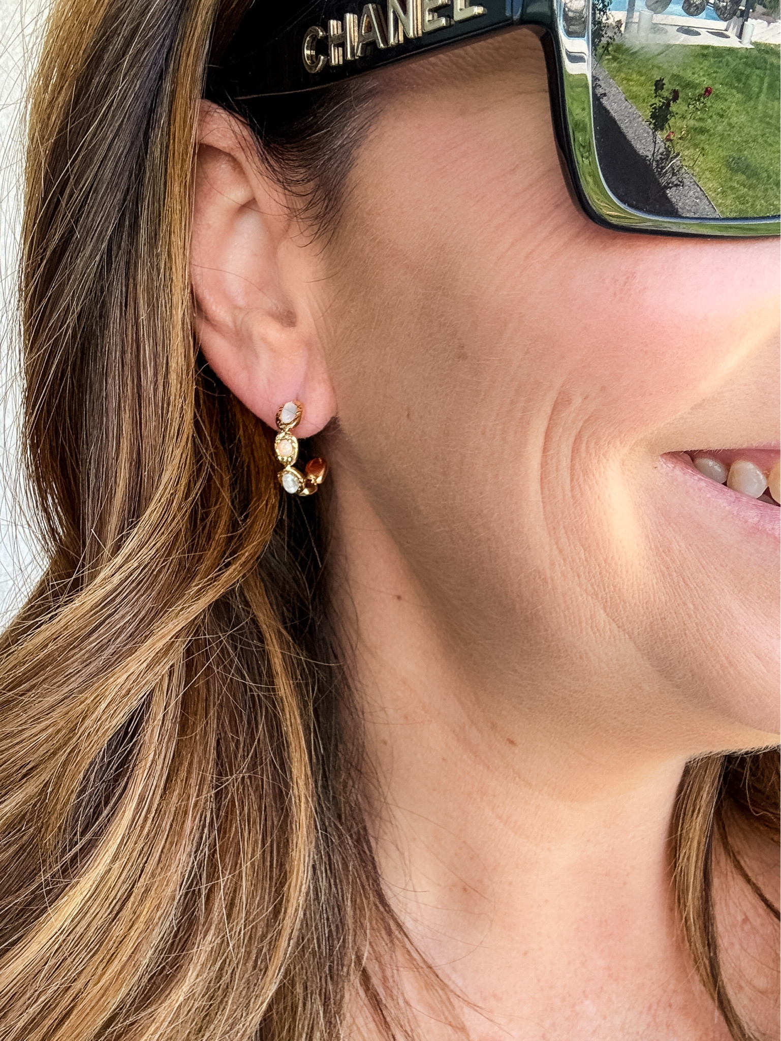 Colorful Semi-Stone Mini Hoops from Anthropologie #summeraccessories

#LTKgrwm #LTKSeasonal #LTKWorkwear