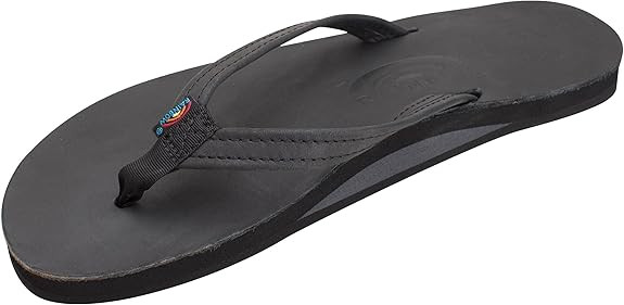 Rainbow Sandals Women's Single Layer Leather Sandal Narrow Strap | Amazon (US)