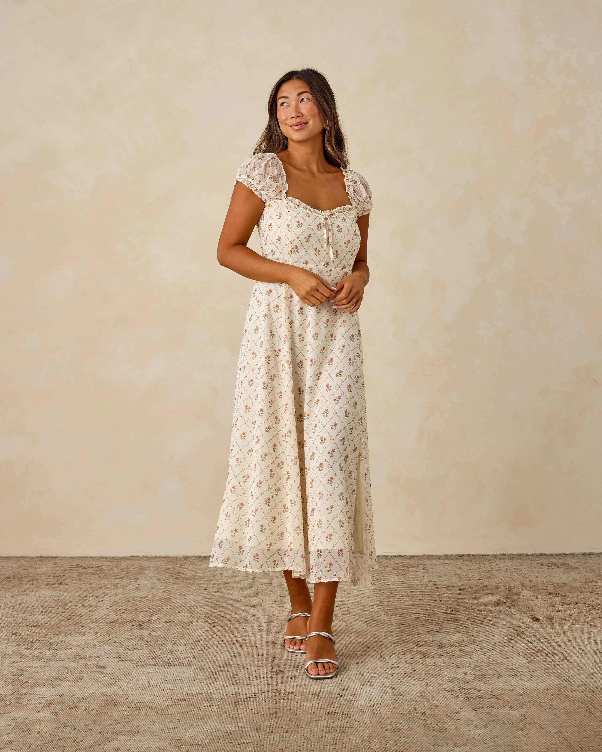 Women's Nancy Dress Victorian Flora | Rylee + Cru