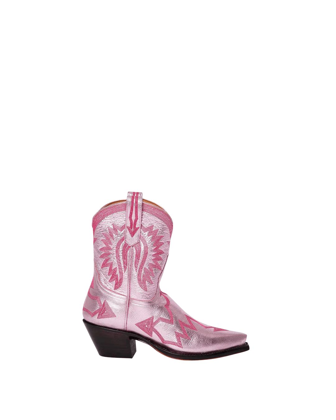 Maggie Metallic Light Pink | Luxury Fashion Women's Cowboy Boots | Miron Crosby | Miron Crosby
