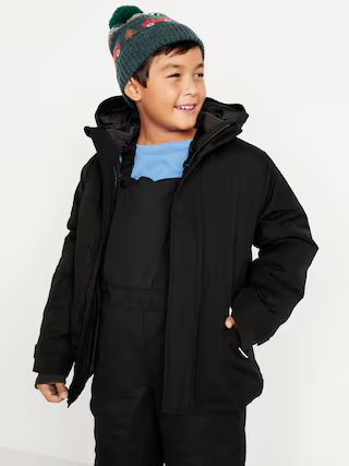 Gender-Neutral Water-Resistant 3-In-1 Snow Jacket for Kids | Old Navy (US)