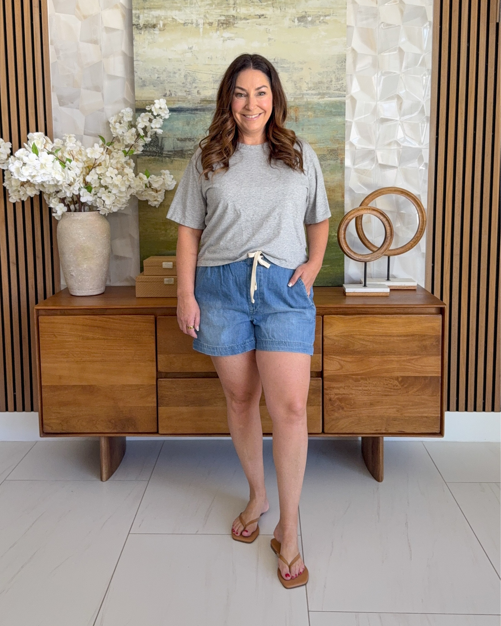 Gap Easy Pull-on Shorts Fit tips: Size L | 4″ Inseam | 13″ Rise” Inseam

These pull-on shorts are a nice lightweight style but the rise is so high that I’m not sure that I love them. 

 #LTKSeasonal #LTKOver40 #LTKMidsize