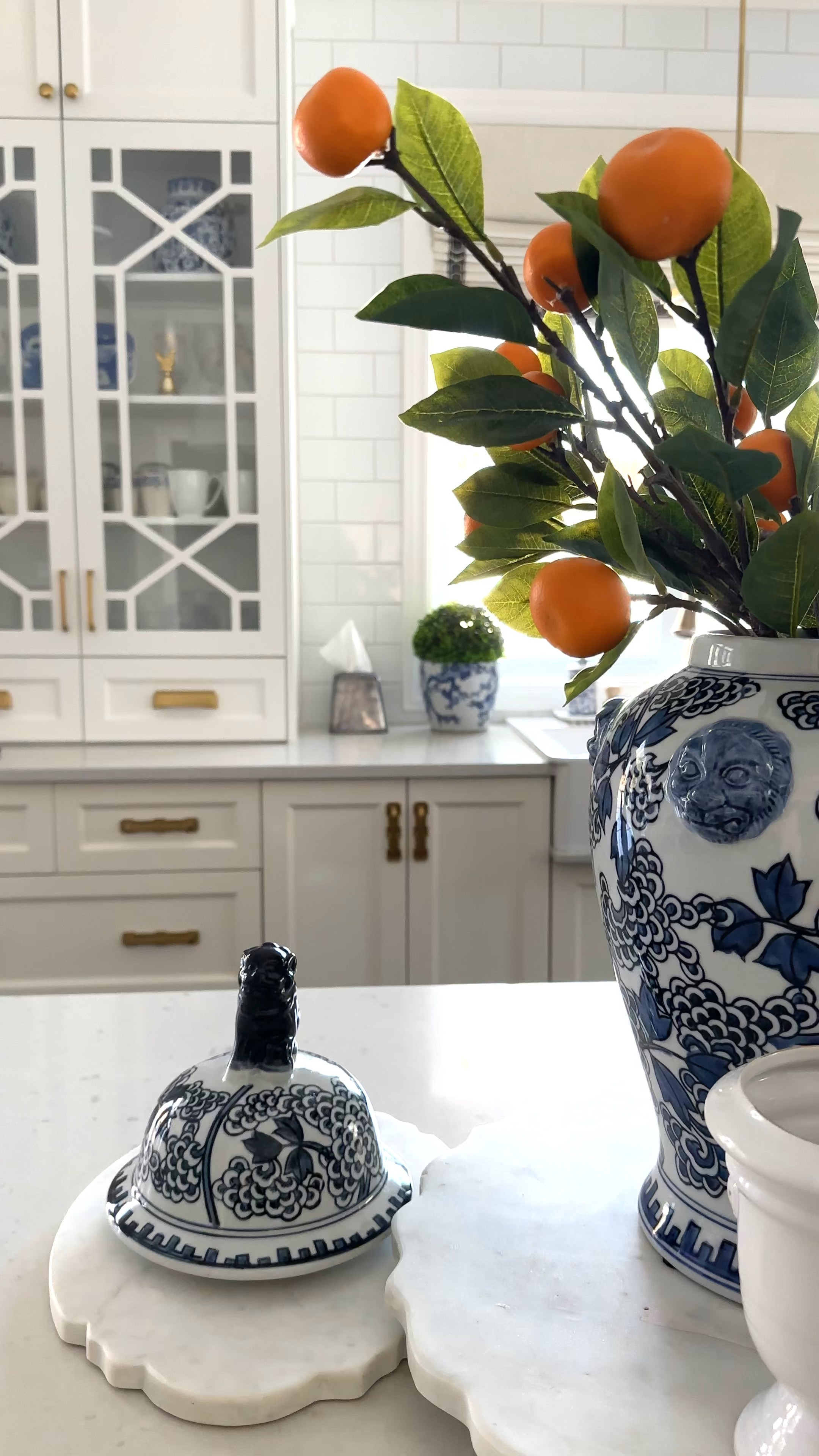 I ordered these gorgeous faux orange stems for our spring kitchen decor and love them! I have more on the way to fill this ginger jar. They’re so bright and chic!

#LTKSeasonal #LTKhome #LTKstyletip