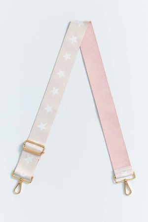 @ashdonielle Blush/White Star Bag Strap | Social Threads