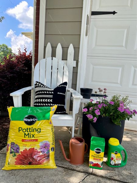 I gave our garage exterior some cozy welcoming vibes with a trip to @Walmart and the help of Scott’s Miracle-Gro products!  #IYKYW #WalmartGardenCenter #ad @miraclegro

I can’t wait to see these flower pots fill in and thrive over the next few weeks!  

#LTKSeasonal #LTKsalealert #LTKhome