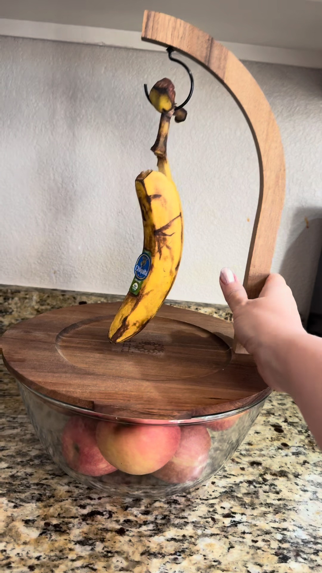 This fruit bowl is one of those kitchen pieces that makes your counter look instantly nicer while keeping fruit within reach. The banana hanger is such a smart touch for everyday kitchen organization. 

 #LTKfoodie #LTKHome #LTKSaleAlert