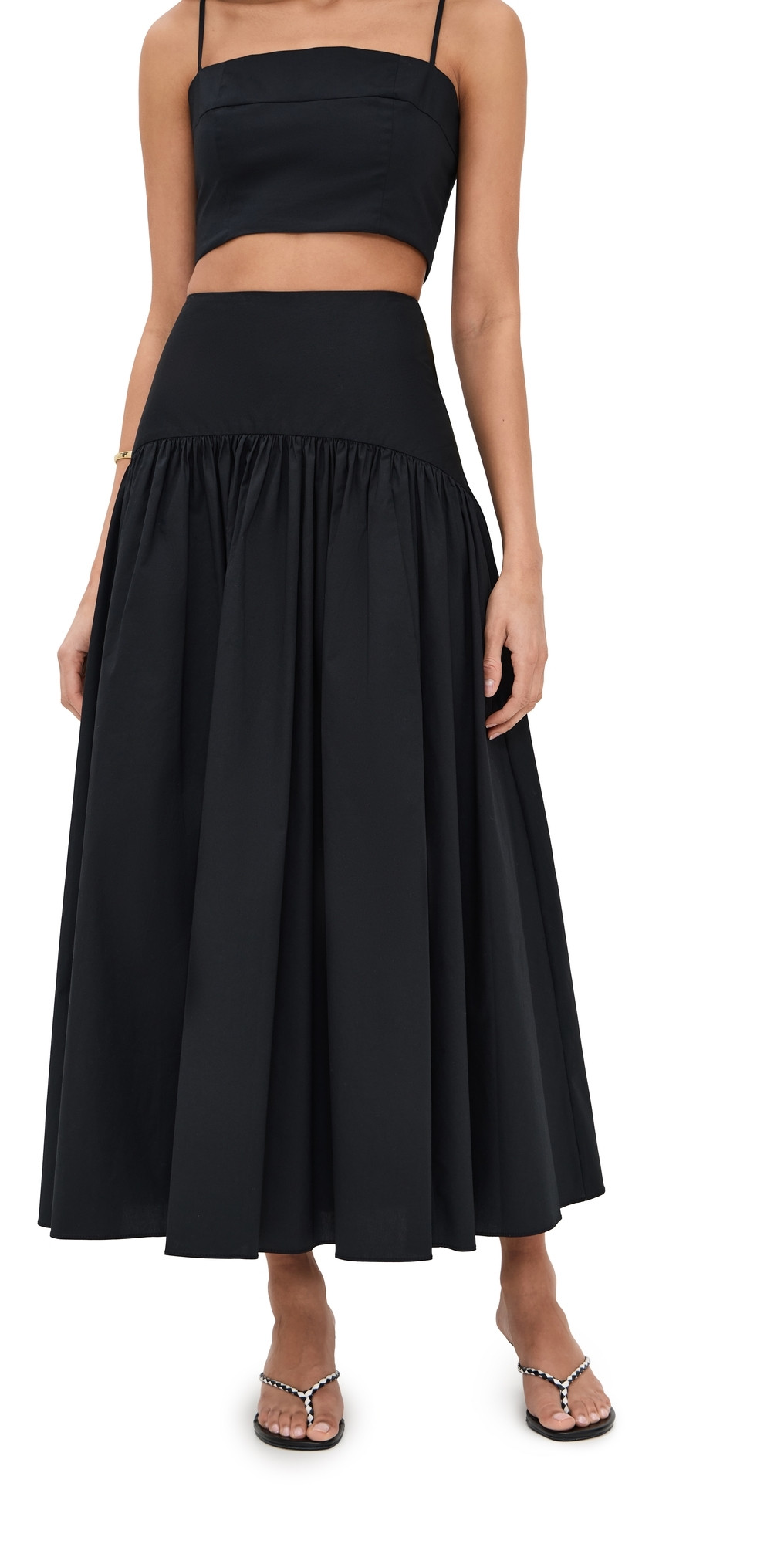 STAUD Procida Skirt Black 10 | Shopbop