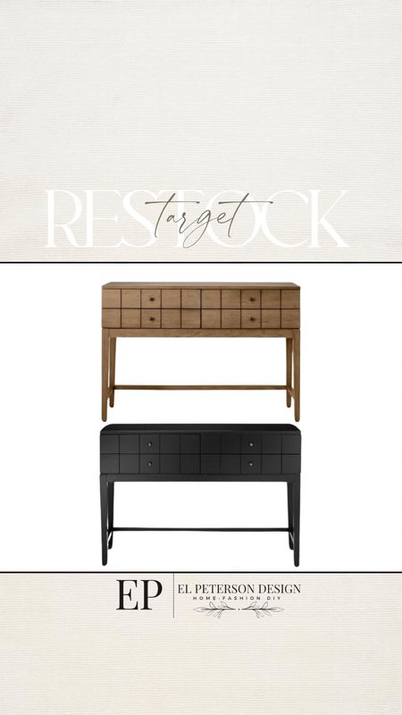 Restock 
Console tables 

#LTKhome
