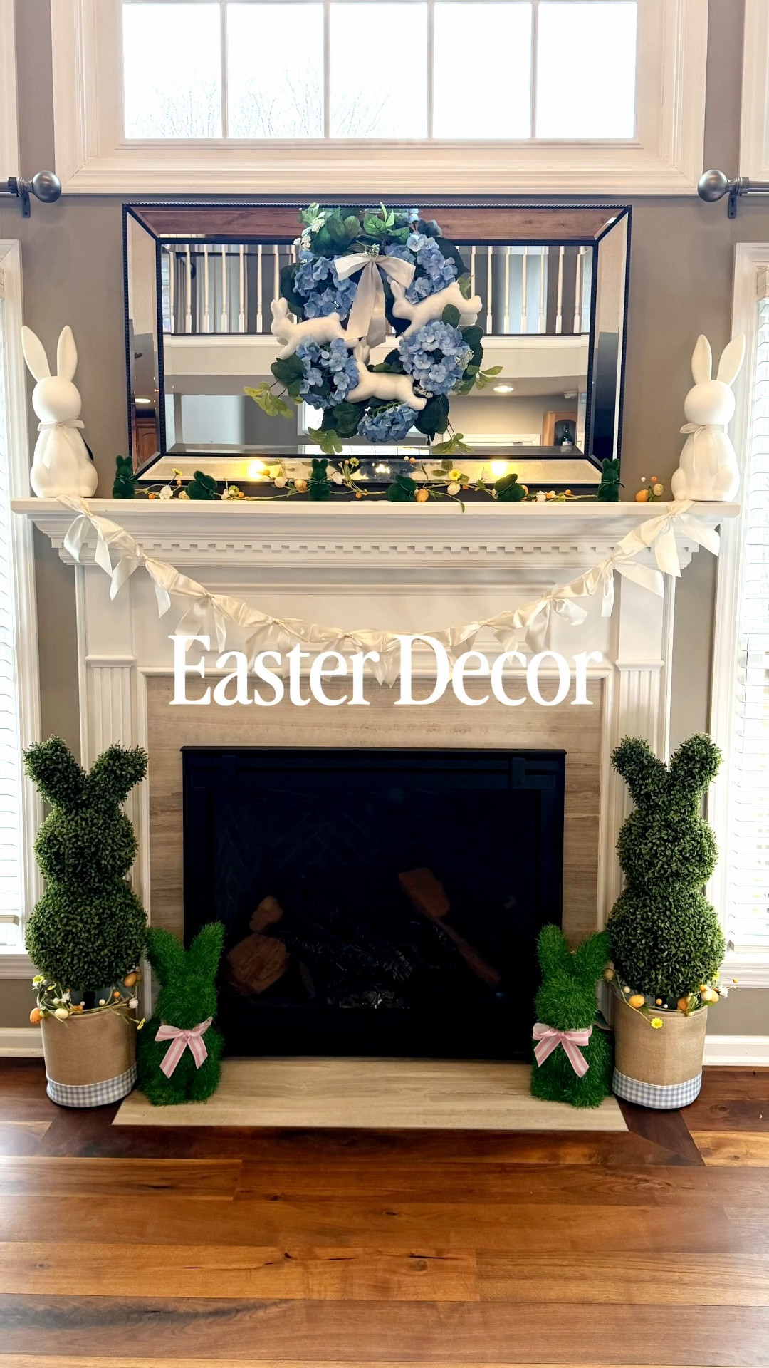 Easter or Spring Decor Indoor mantle 

I reused several pieces from my porch decor and styled them indoors for a cozy spring mantle. Think layered greenery garland, neutral Easter bunnies, and soft spring textures that make the whole space feel fresh but still simple.

If you’re decorating for Easter and want pieces you can move from porch to inside, these are such good staples. Everything is linked here.


#LTKspring #LTKSeasonal #LTKHome