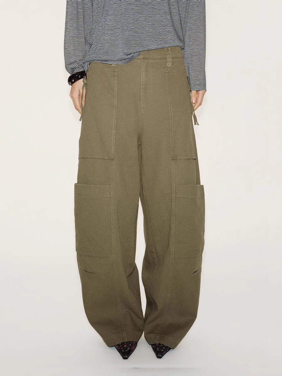 Oversized Cargo Tapered Pants | Urban Revivo