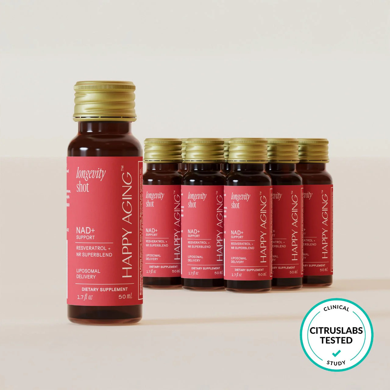 Longevity Shots for Healthy Aging – Boost Energy and Vitality | Happy Aging