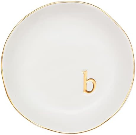 COLLECTIVE HOME - Ceramic Jewelry Tray, Decorative Trinket Dish for Rings Earrings Necklaces Brac... | Amazon (US)