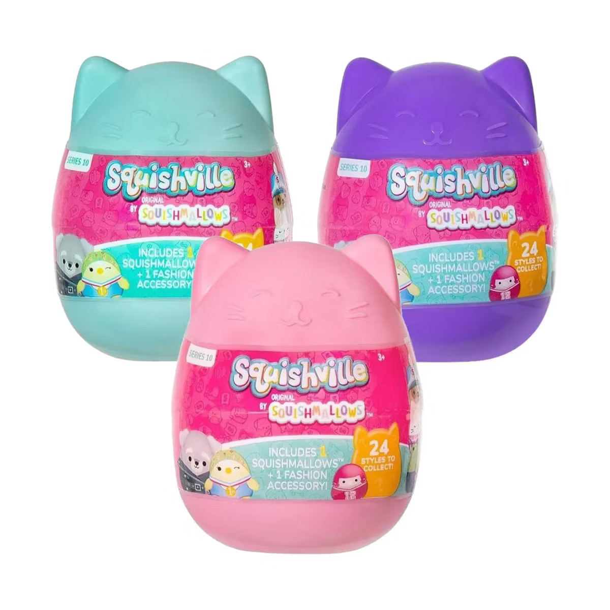 Squishmallows Squishville Stocking Stuffer Mini Mystery Plush (3 Pack) Collectible Soft & Squishy... | Target