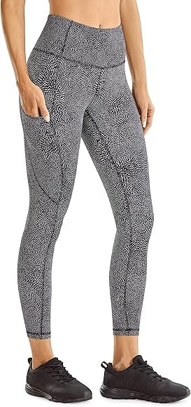 CRZ YOGA Womens Naked Feeling Workout Capris Leggings 23'' - High Waisted Gym Tummy Control Yoga ... | Amazon (US)
