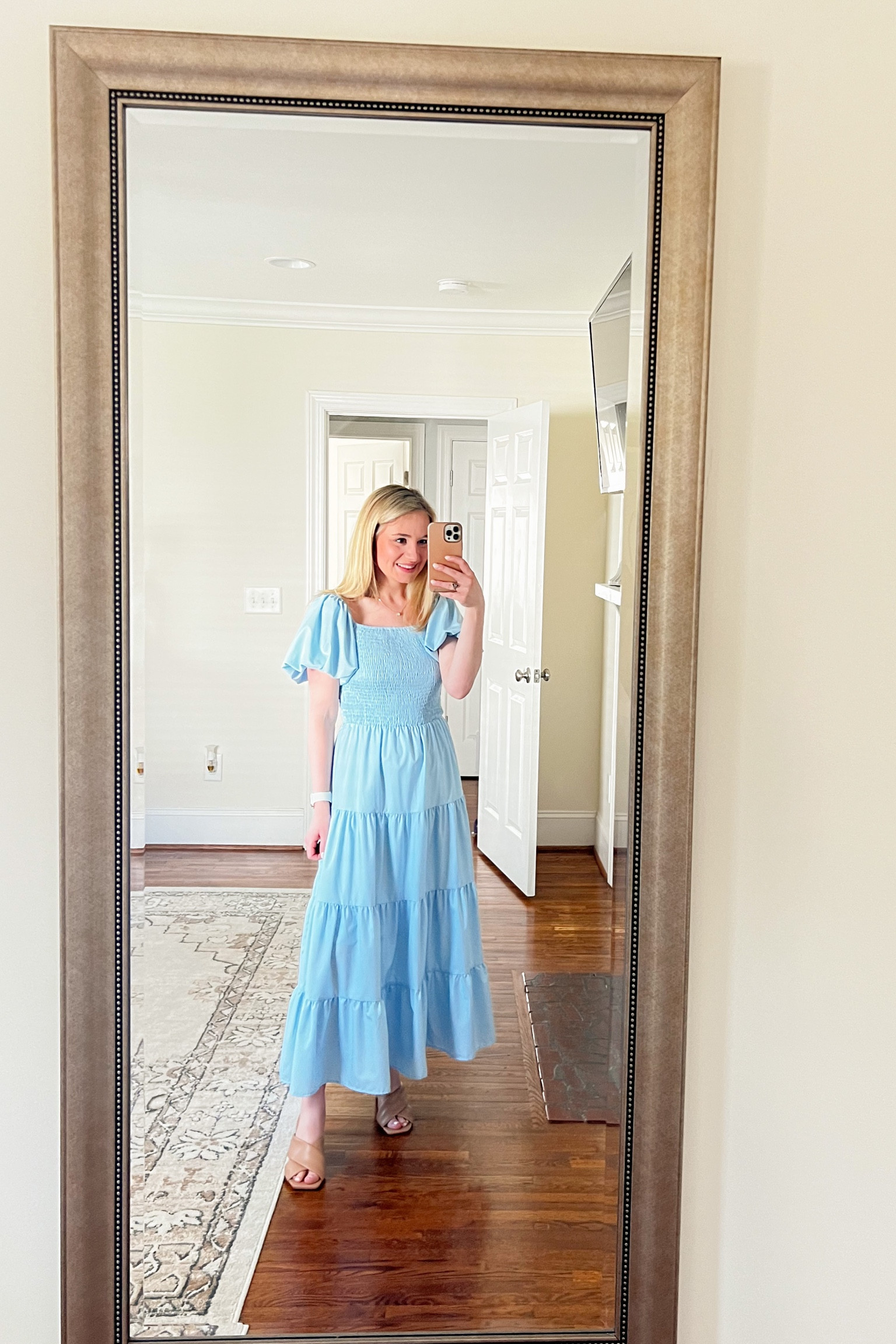 Amazon dress runs true to size and is perfect for spring! Wearing a size small! 

#LTKSeasonal #LTKunder50 #LTKstyletip