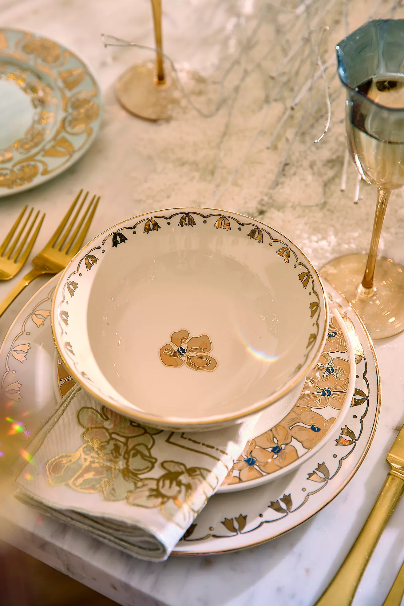 The Met x Anthropologie Stoneware Soup Bowls, Set of 4 | Anthropologie (US)