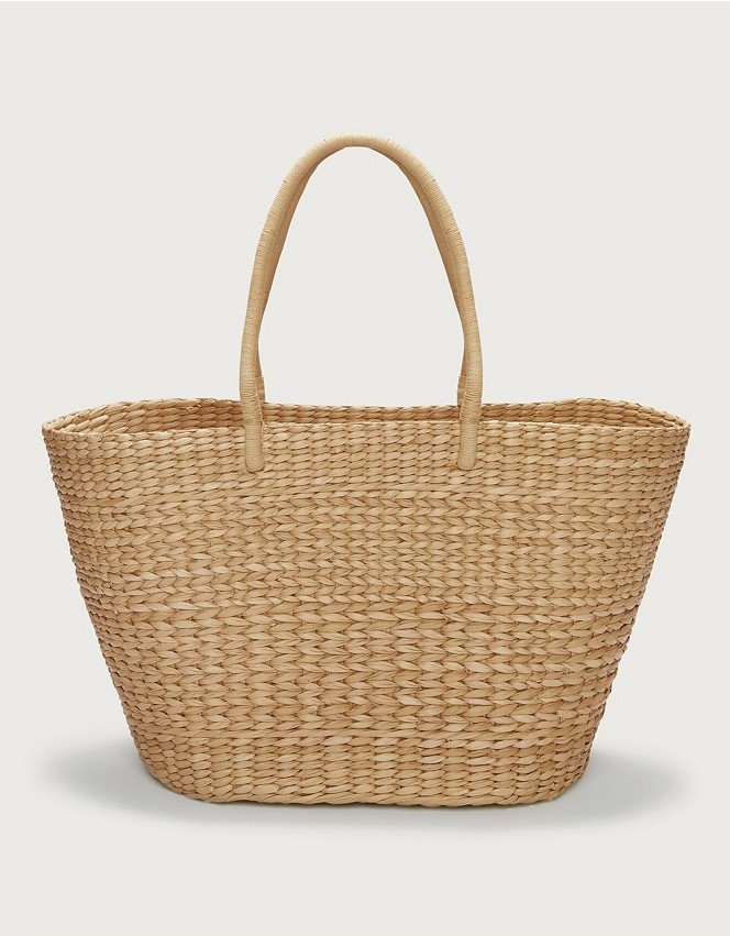 Straw Basket Shopper | The White Company (UK)