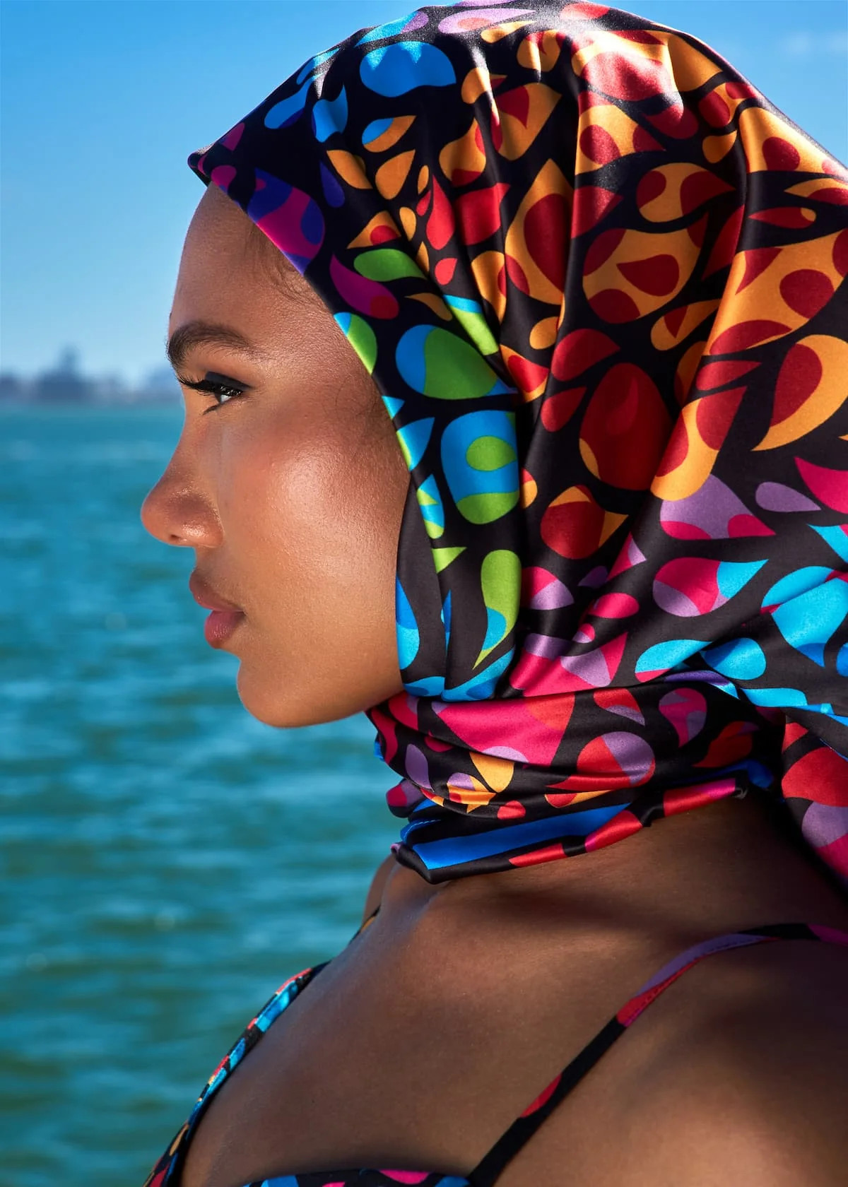 D'IYANU Abeni Women's African Print Scarf (Fuchsia Kaleidoscope) - Abeni Women's African Print Scarf (Fuchsia Kaleidoscope) | Shop.app
