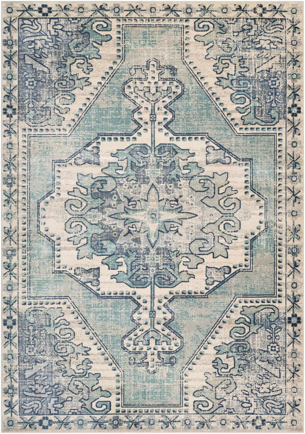 Kenmare Blue Medallion Rug | Boutique Rugs