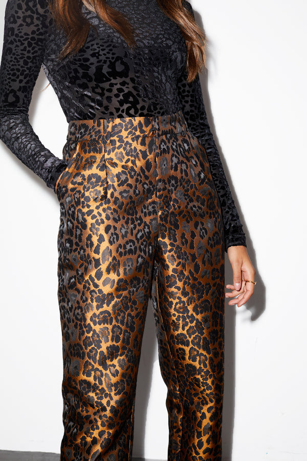 Leopard Annouck Trouser | Never Fully Dressed (UK & IE)