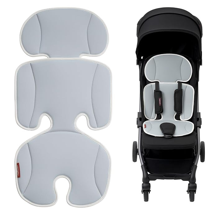 Momcozy Stroller Cooling Pad | Detachable 2-Piece Cooling Cushion | Universal Soft Cooler Pad, Br... | Amazon (US)
