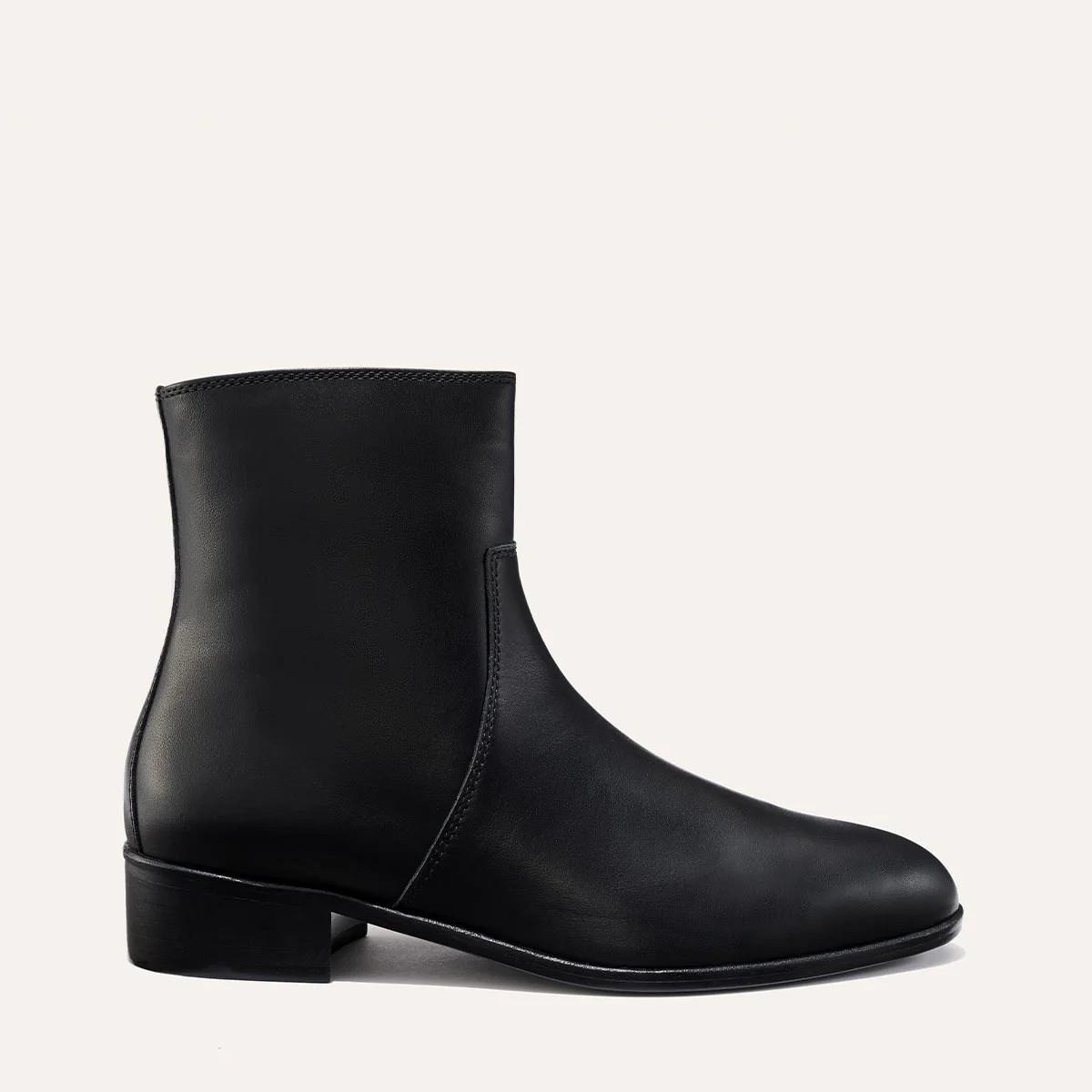 The Simone Boot - Black Calf | Margaux
