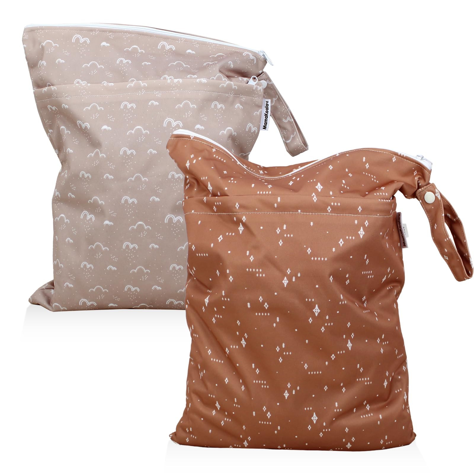 Mama Koala Waterproof Wet Dry Bags for Baby Items, Cloth Diapers, Swimsuits, Travel, Gym Clothes,... | Amazon (US)