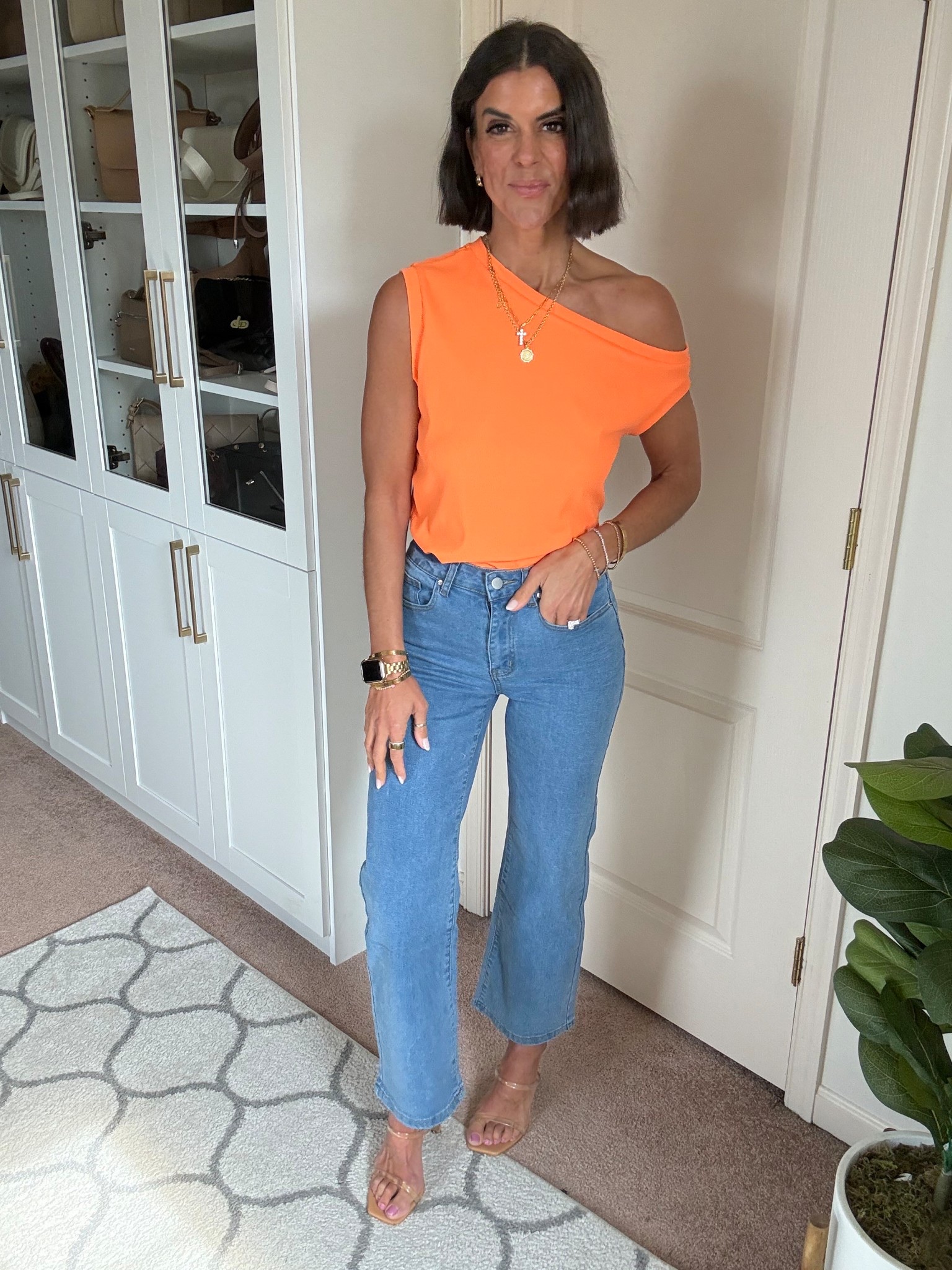 Size small in top size xs in jeans 

#LTKSeasonal