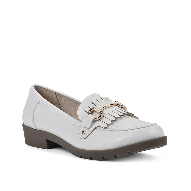 Cliffs by White Mountain Galeena Loafer | Women's | Off White | Size 9.5 | Loafers | Block | DSW