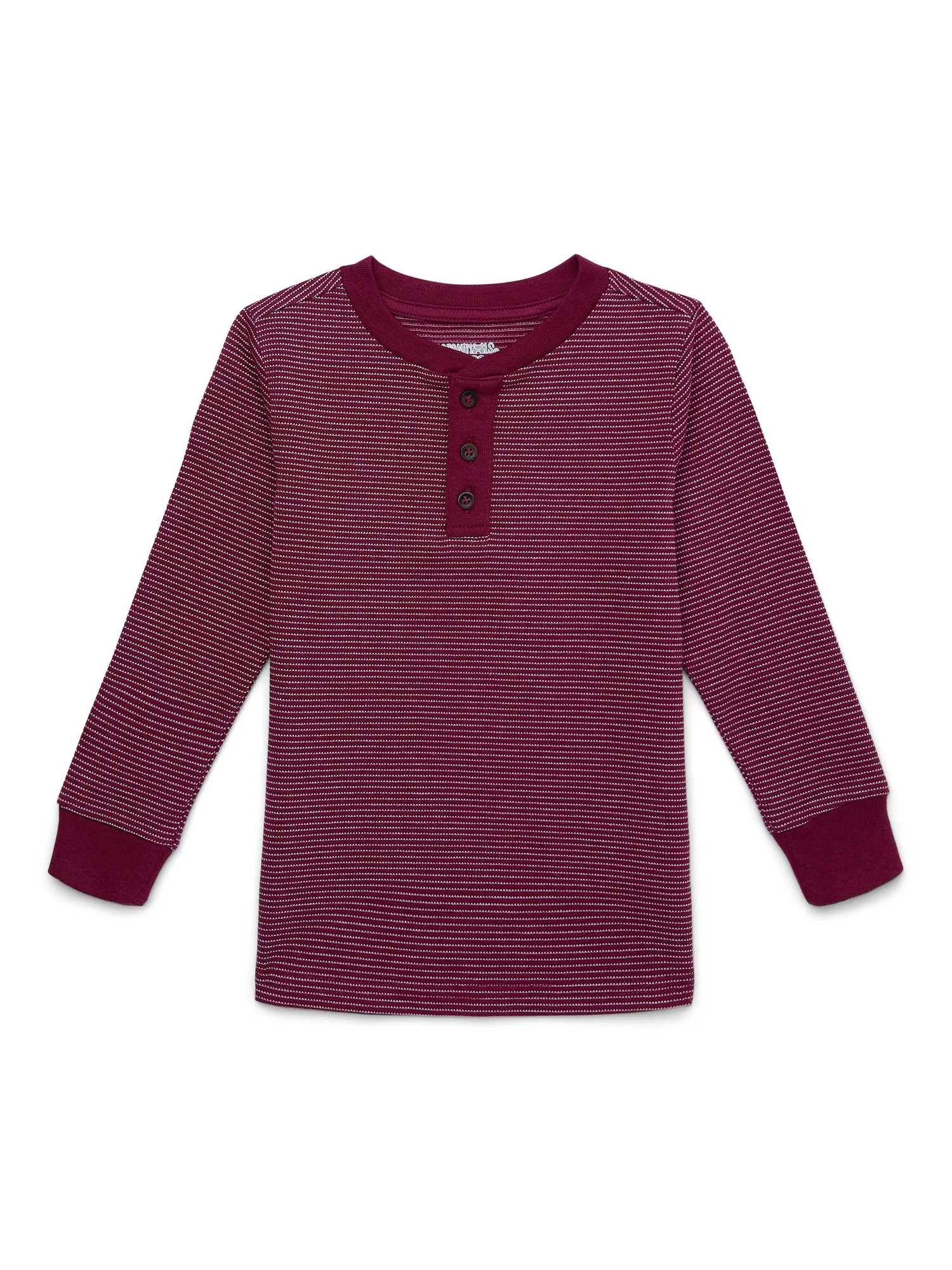 Garanimals Toddler Boys Long Sleeve Henley Tee, Sizes 18M-5T | Walmart (US)