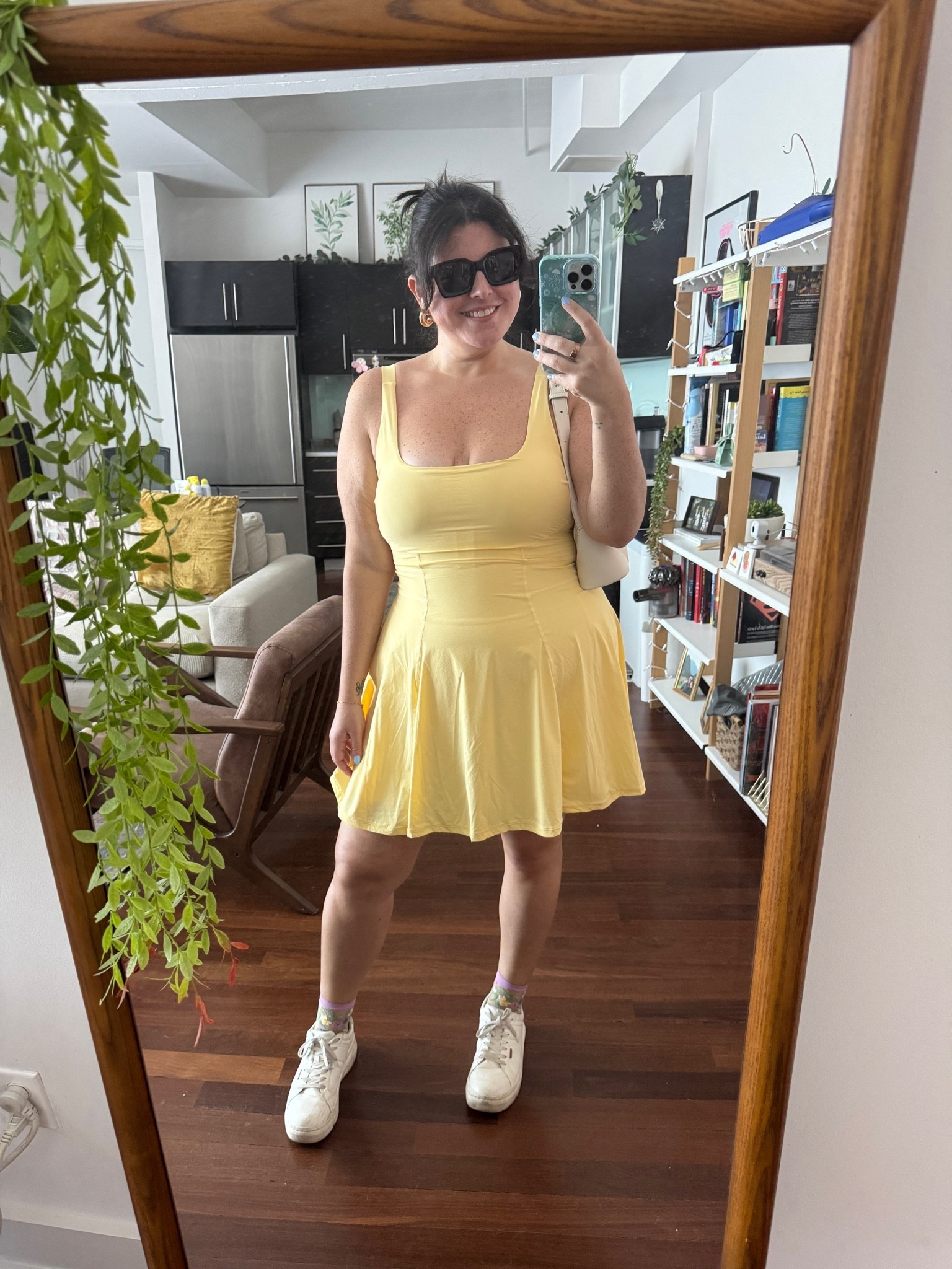 Love this Popflex active dress! The shorts are long enough where I didn’t have any thigh chafing. There’s pockets on both sides of the shorts underneath. I’m wearing a size 1x! Also the socks really upped the look too.

#LTKPlusSize #LTKActive #LTKTravel