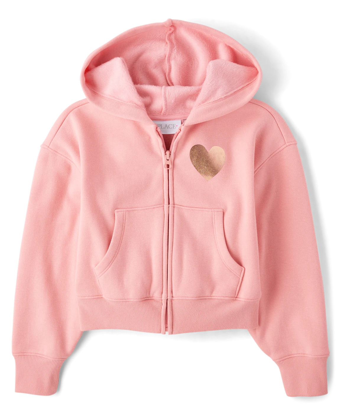 Girls Graphic Cozy Zip Up Hoodie - pink | The Children's Place