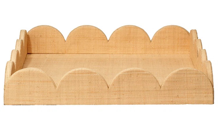 Wonderland Raffia Tray 1 | Wayfair North America