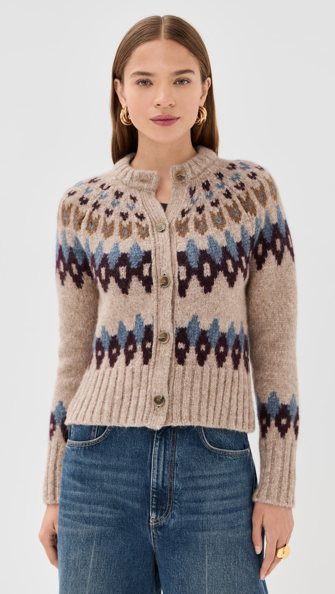 Christina Fair Isle Cardigan | Shopbop