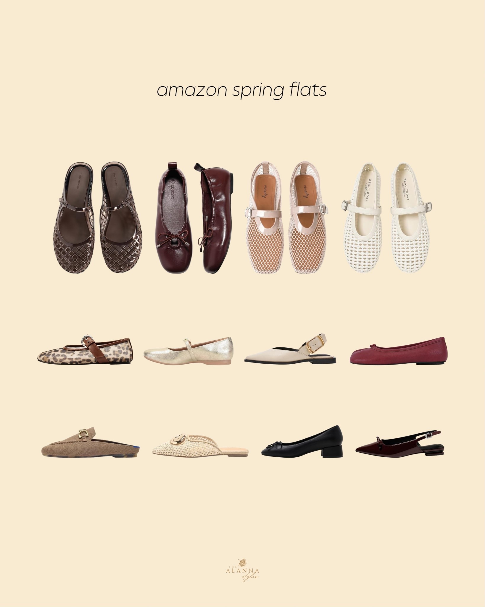 the flat shoe edit. 🩰✨ if you’re looking for the perfect spring flats, amazon is winning right now. from mesh mary janes to classic pointed-toe slingbacks, these are the styles everyone is wearing this season. which pair is your favorite?

#LTKootd