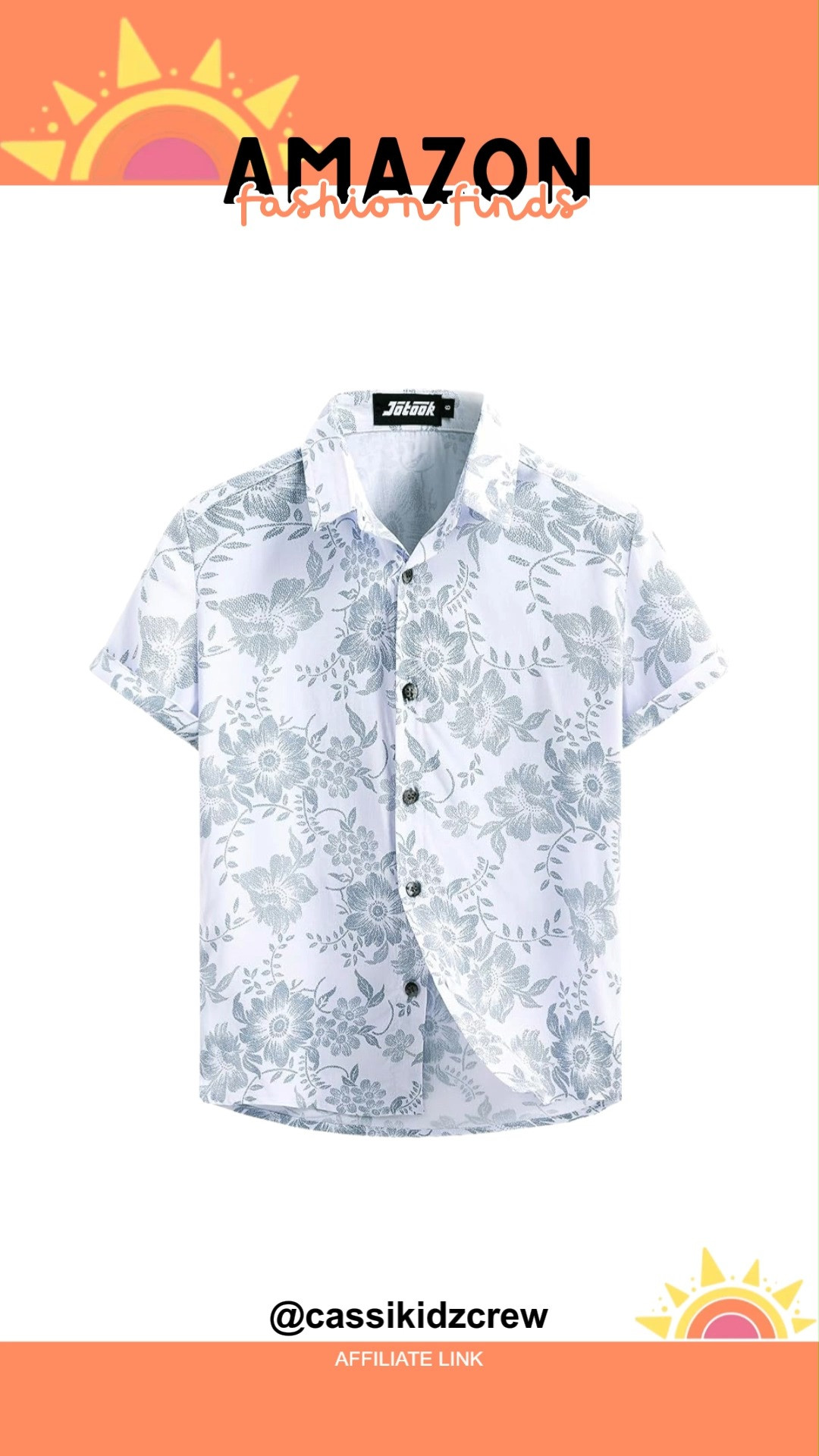 Bright prints and breezy comfort make this Boys Hawaiian Short Sleeve Button Down Shirt a fun summer staple that brings tropical energy to every casual outing with effortless style. 🌺👕🌴  

#BoysClothes #HawaiianShirt #ShortSleeve #ButtonDown #SummerStyle #VacationWear #BeachOutfit #KidsFashion #TropicalVibes #TrendyLooks 

 #LTKootd #LTKSaleAlert #LTKKids
