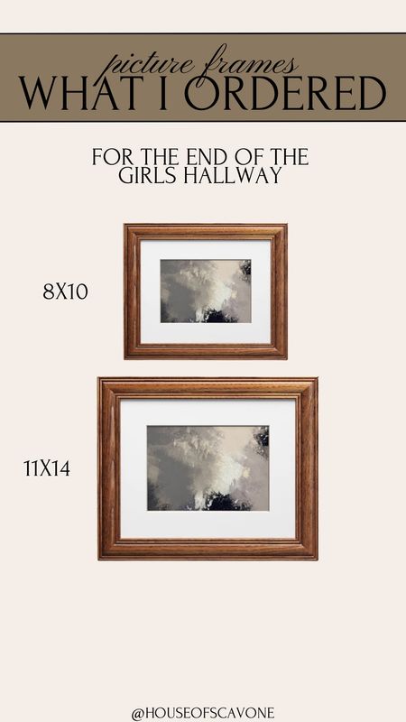 what I ordered for the end of the girls hallway! Two wooden picture frames and a wooden stool #stool #woodstool #woodenstool #woodenpictureframe #pictureframe #frame #hallwaydecor #entrydecor 

#LTKhome #LTKsalealert #LTKfindsunder50