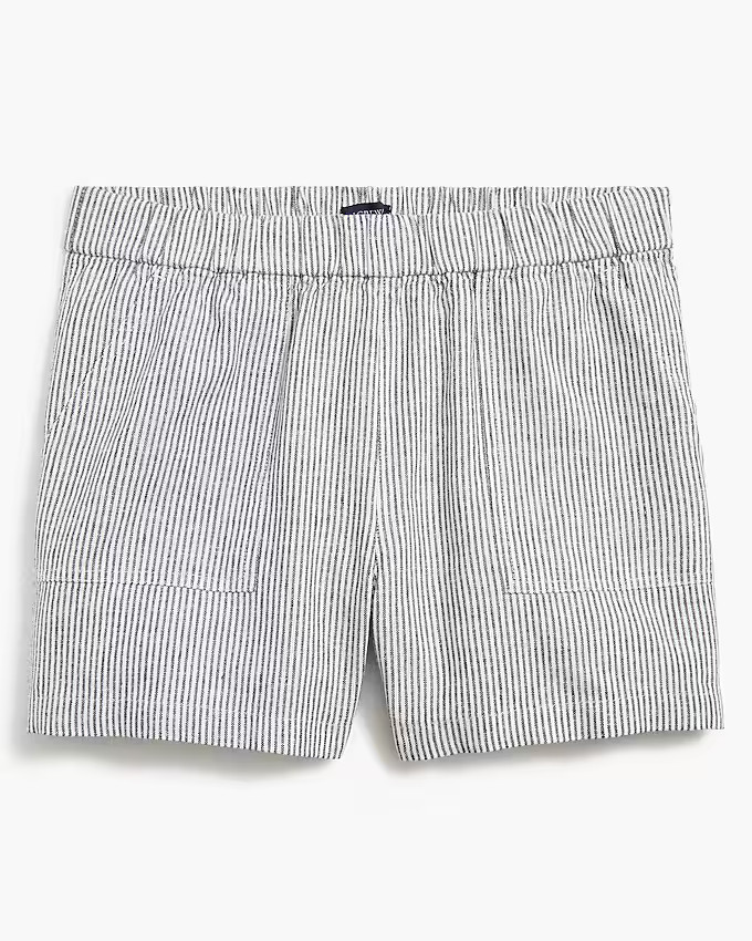 Linen-blend pull-on short | J.Crew Factory