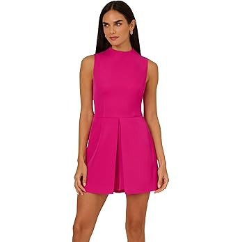 Adrianna Papell Womens Peplum Romper | Amazon (US)