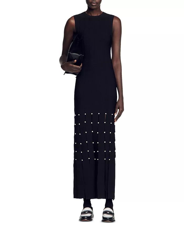 Gildana Embellished Cutout Knit Maxi Dress | Bloomingdale's (US)