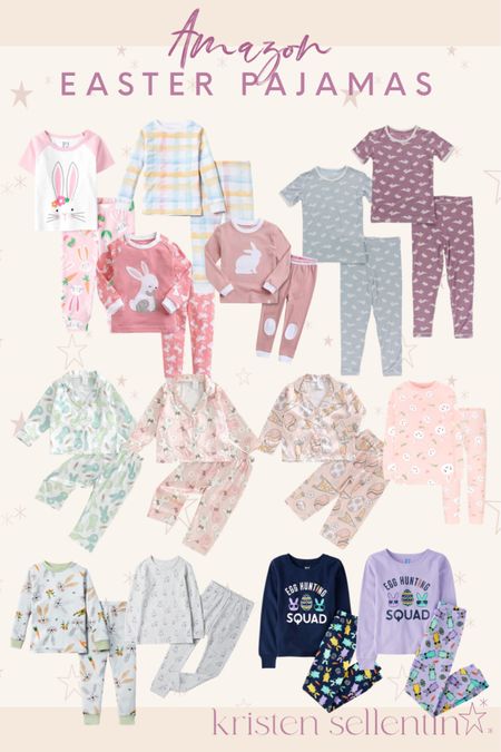 Amazon Easter Pajamas 

#pajamas #easterpjs #easterpajamas #easter #pjs #amazon #kids

#LTKfindsunder50 #LTKSeasonal #LTKkids